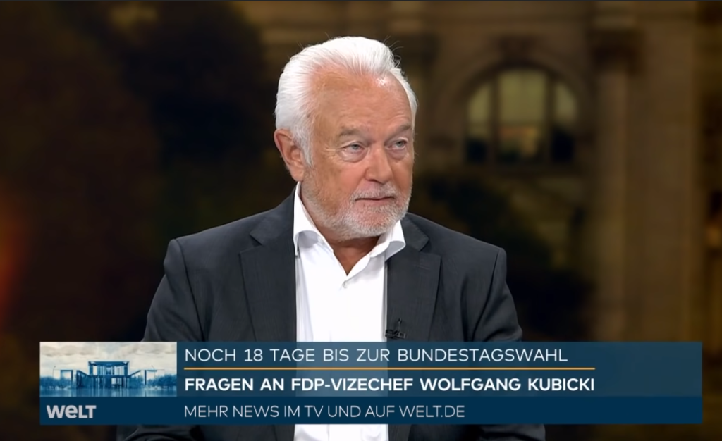 Wolfgang Kubicki - Welt Interview